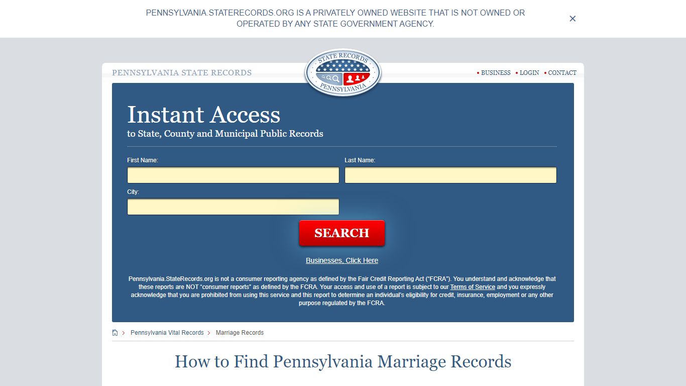 How to Find Pennsylvania Marriage Records